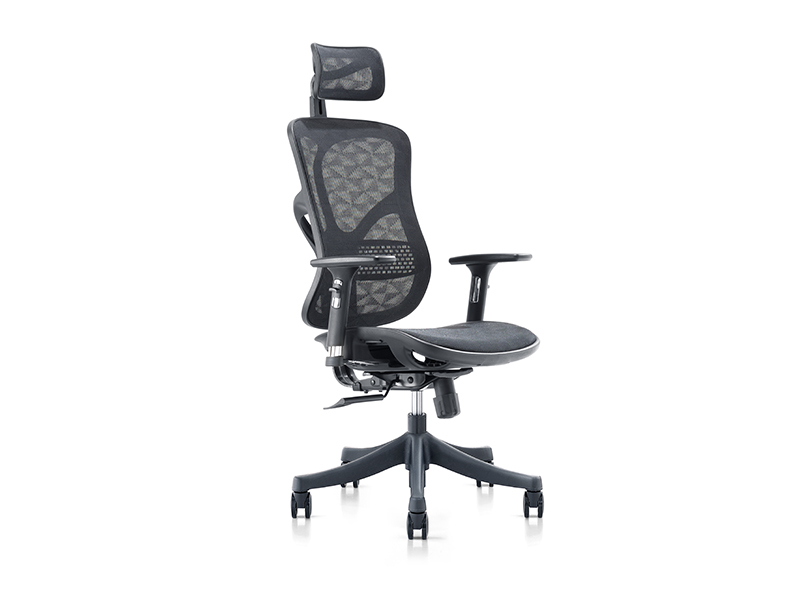 CFJNS-526 black mesh office chair