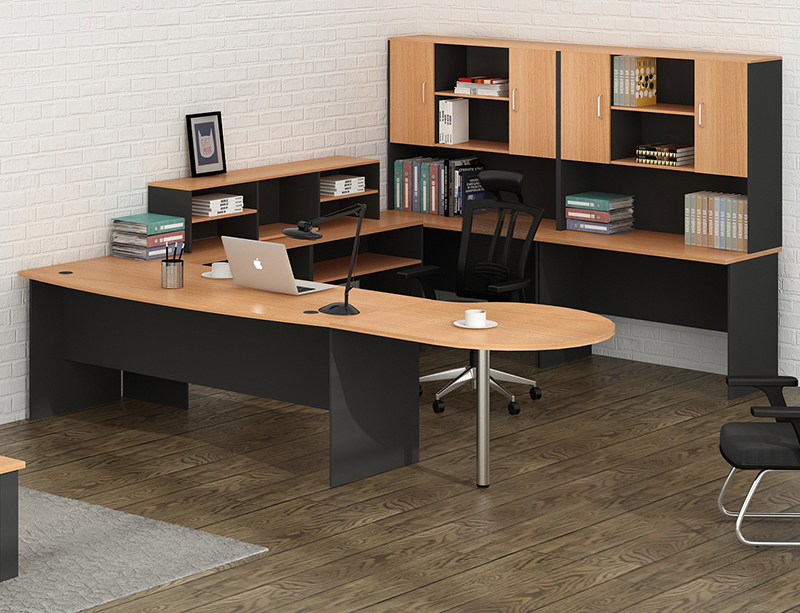 muebles de oficina comercial escritorio de oficina en forma de u