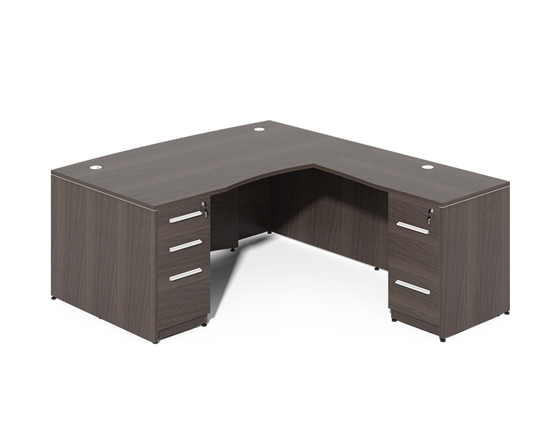 Angled Right/Left Return desk